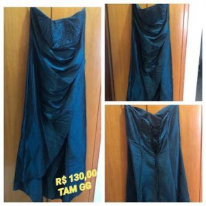 Vestido Plusize Azul